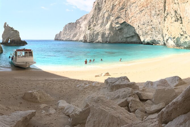 Zakynthos boat tour:Shipwreck& Local blue caves with 3 Swim Stops - How the tour is paced: shipwreck views plus multiple swim breaks