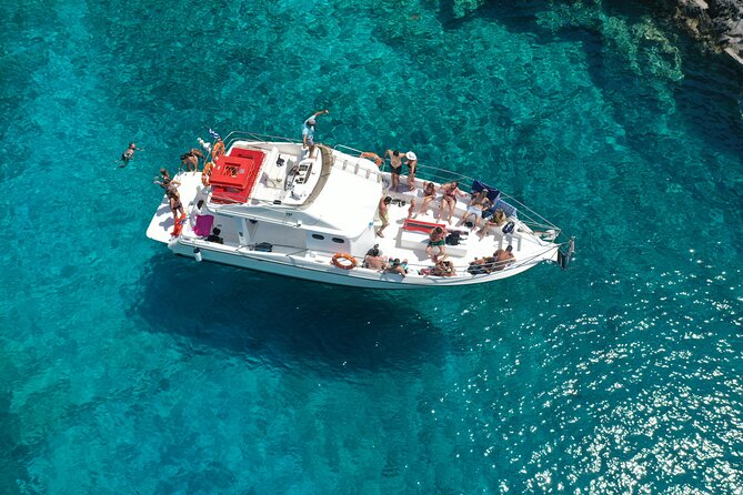 Zakynthos boat tour:Shipwreck& Local blue caves with 3 Swim Stops - What to bring (so the day feels easy)