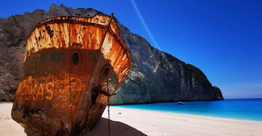 Zakynthos: early morning Shipwreck,Blue Caves and view point - Getting picked up and setting your day up right