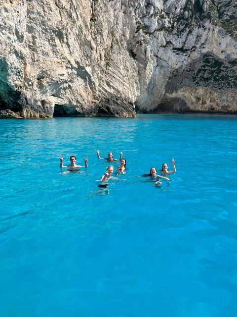 Zakynthos: Glass-Bottom Boat to Navagio, Caves & White Beach - Shipwreck Beach (Navagio) on the Panagiotis route