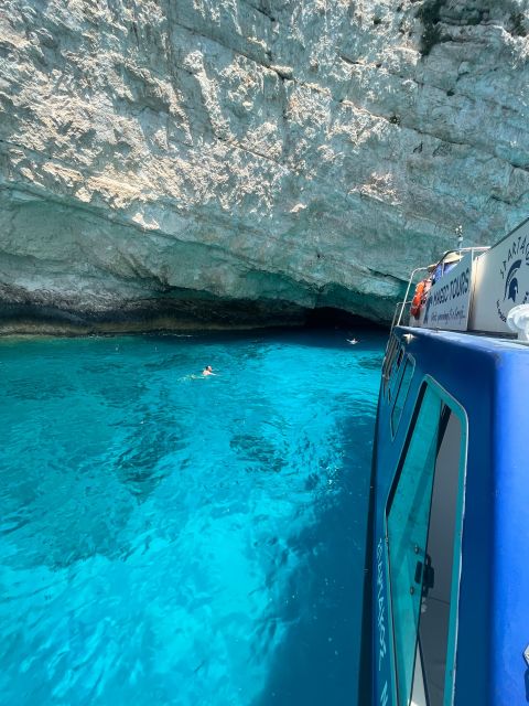 Zakynthos: Glass-Bottom Boat to Navagio, Caves & White Beach - Sfogio Beach and Poseidon’s Face: short stops, good payoff