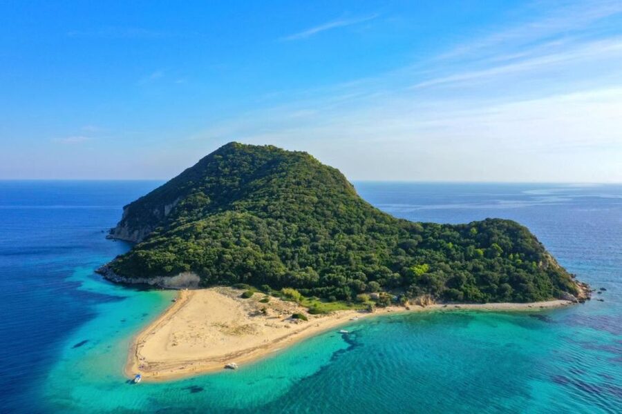 Zakynthos: Half-Day Tour to Turtle Island and Keri Caves - Marathonisi (Turtle Island): the white sand, the caves, and real swim time
