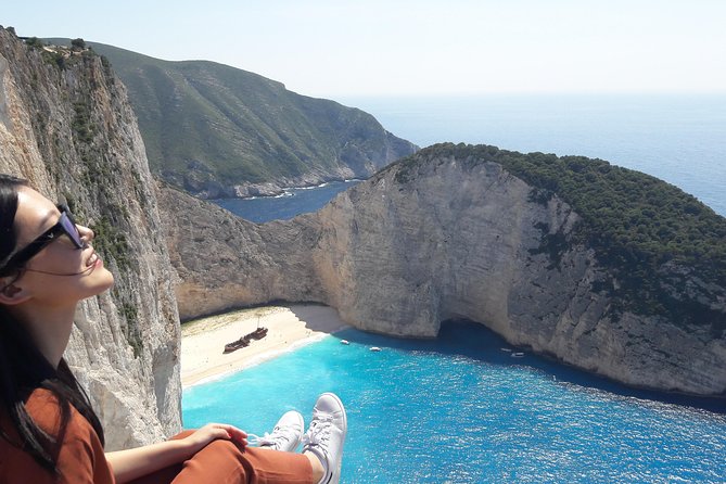 Zakynthos : One day small group tour to Navagio beach Blue Caves & top view - Price and what you really get for about $54 per person