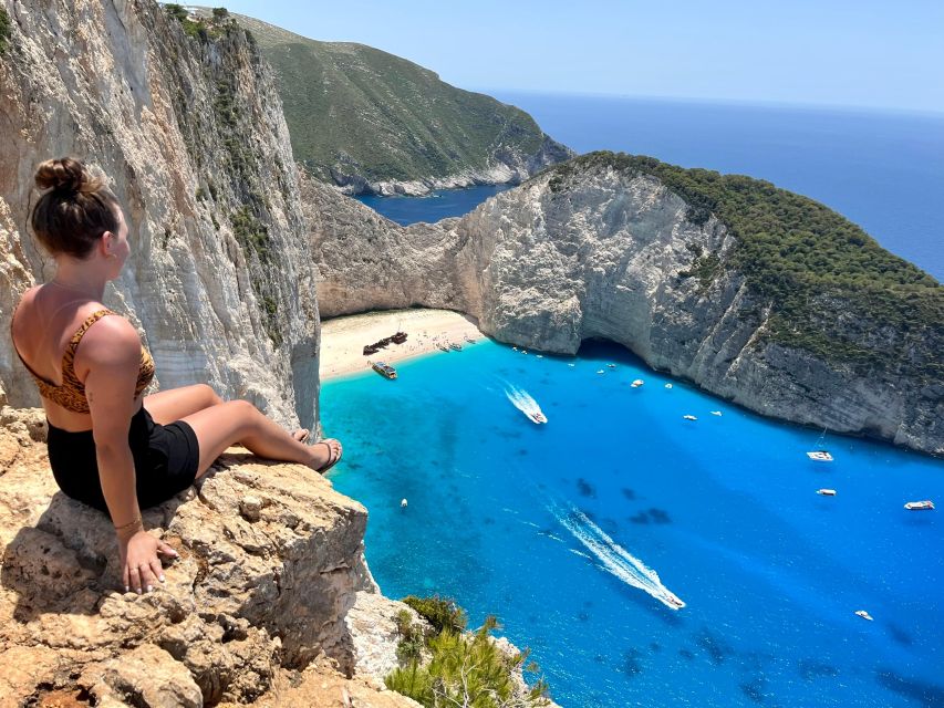 Zakynthos: Shipwreck Beach with Blue Caves Land & Sea Tour - Xigia Sulfur Beach: a thermal change of pace