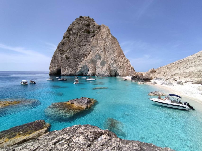 Zakynthos: Turtle Island and Caves Private Boat Trip - Marathonisi Island, the Turtle Island moment
