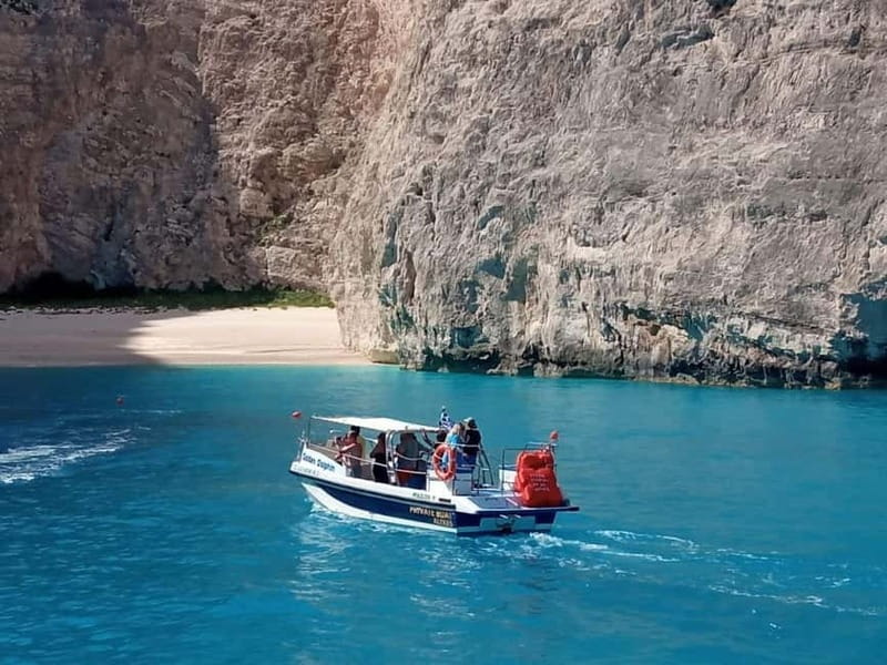 Zakynthos: Xigia, Navagio Shipwreck and Blue Caves Boat Tour - Blue Caves: Passing Inside the Caves Plus a Second Swim